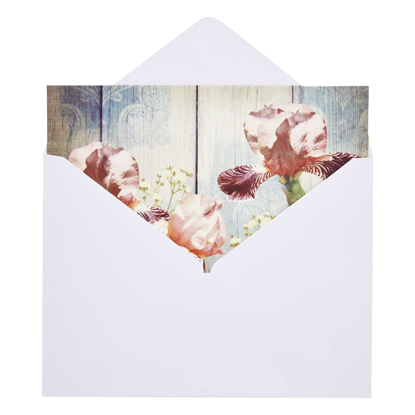 T MARIE Trauerkarten-Set – 30 Karten Mit Umschlägen, 10,2x15,2 Cm, Kraftpapier-Design, Mit Verschiedenen Tröstenden Nachrichten
