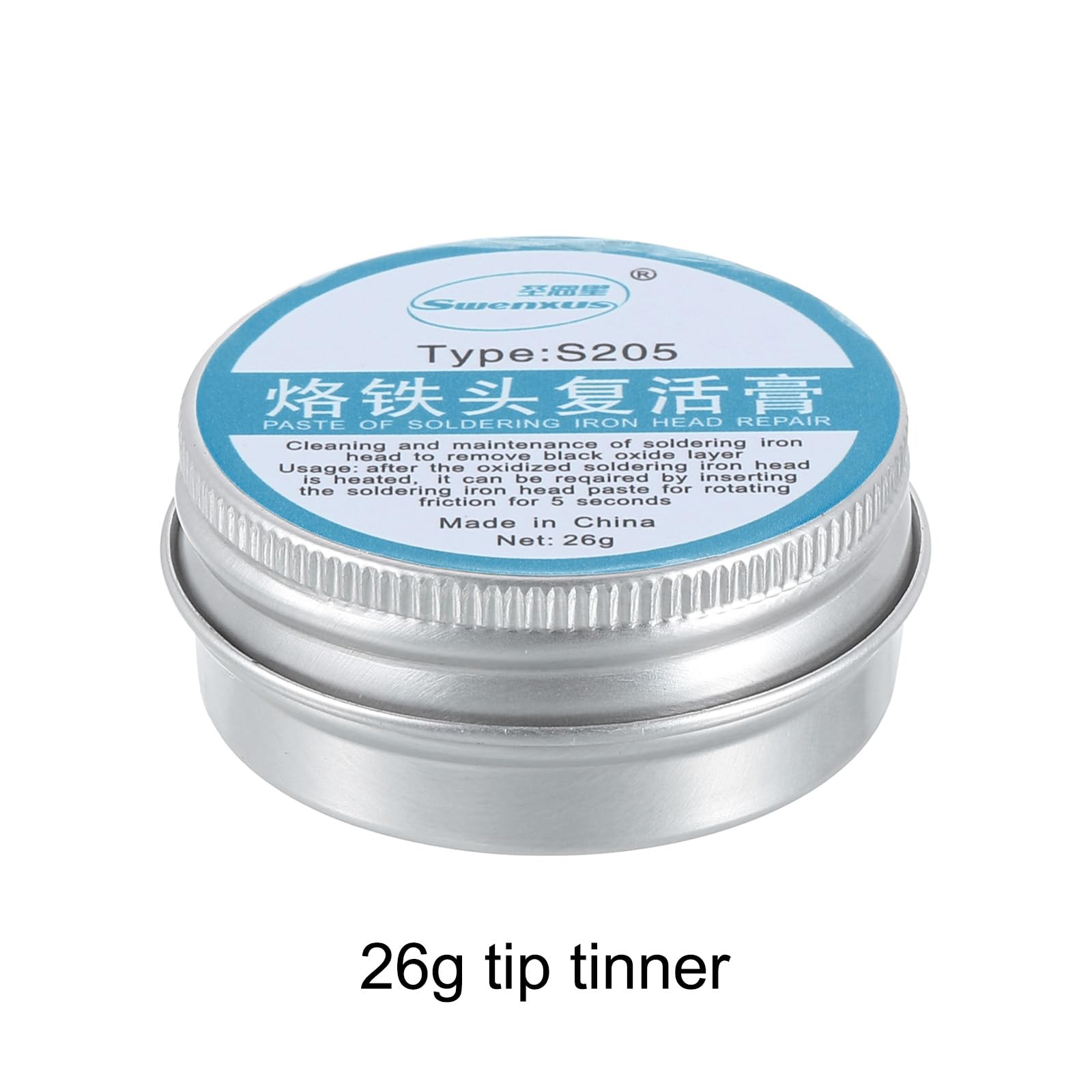 QUARKZMAN 4pcs Tip Tinner 26g Nettoyant Pour Pointes De Soudure Pour Enlever L'Oxydation Pate De Resurrection Pour Pointes De Fer A Souder Poudre D'Etain Pate De Resurrection