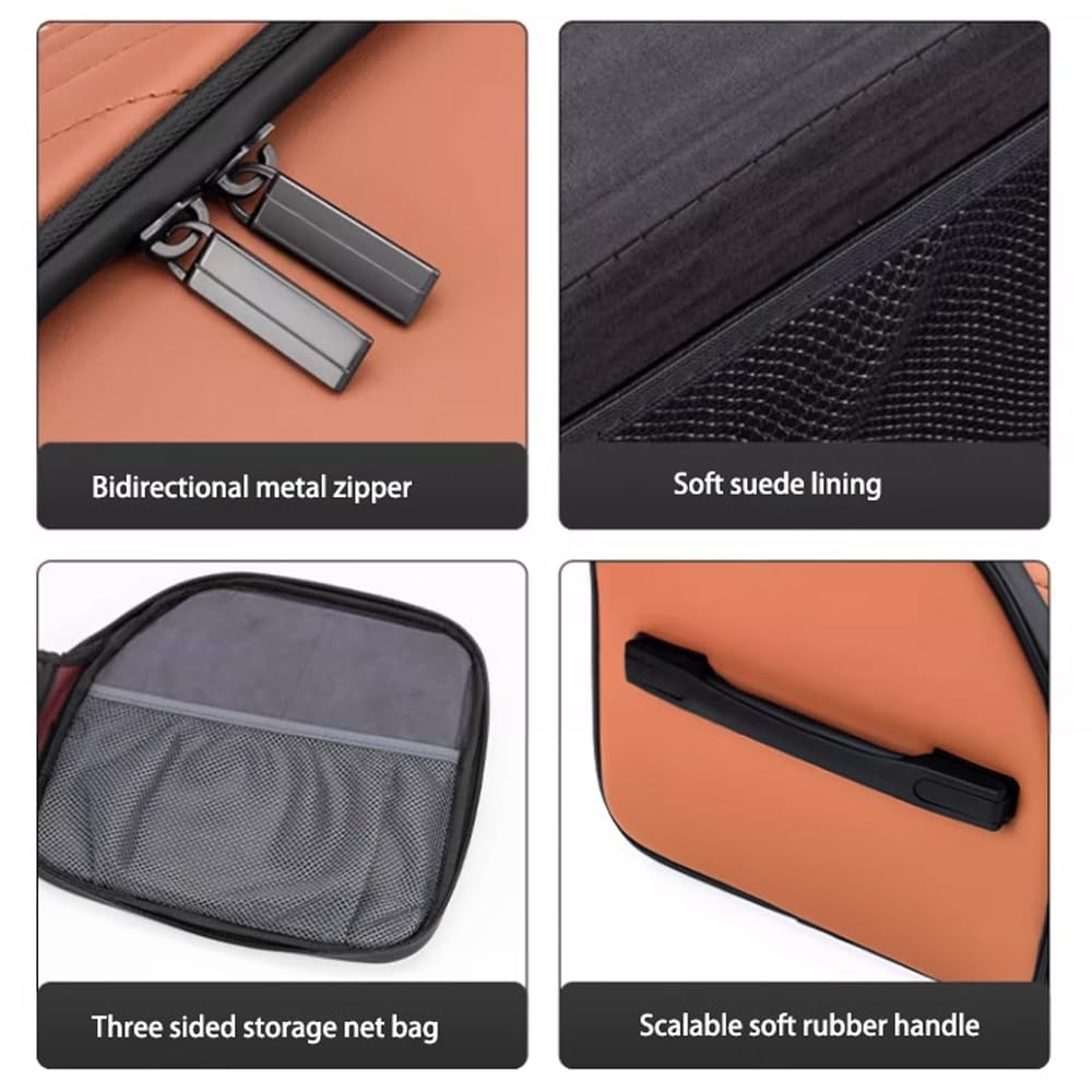 Organizador Maletero Plegable con Tapa para Auto(Yellow)