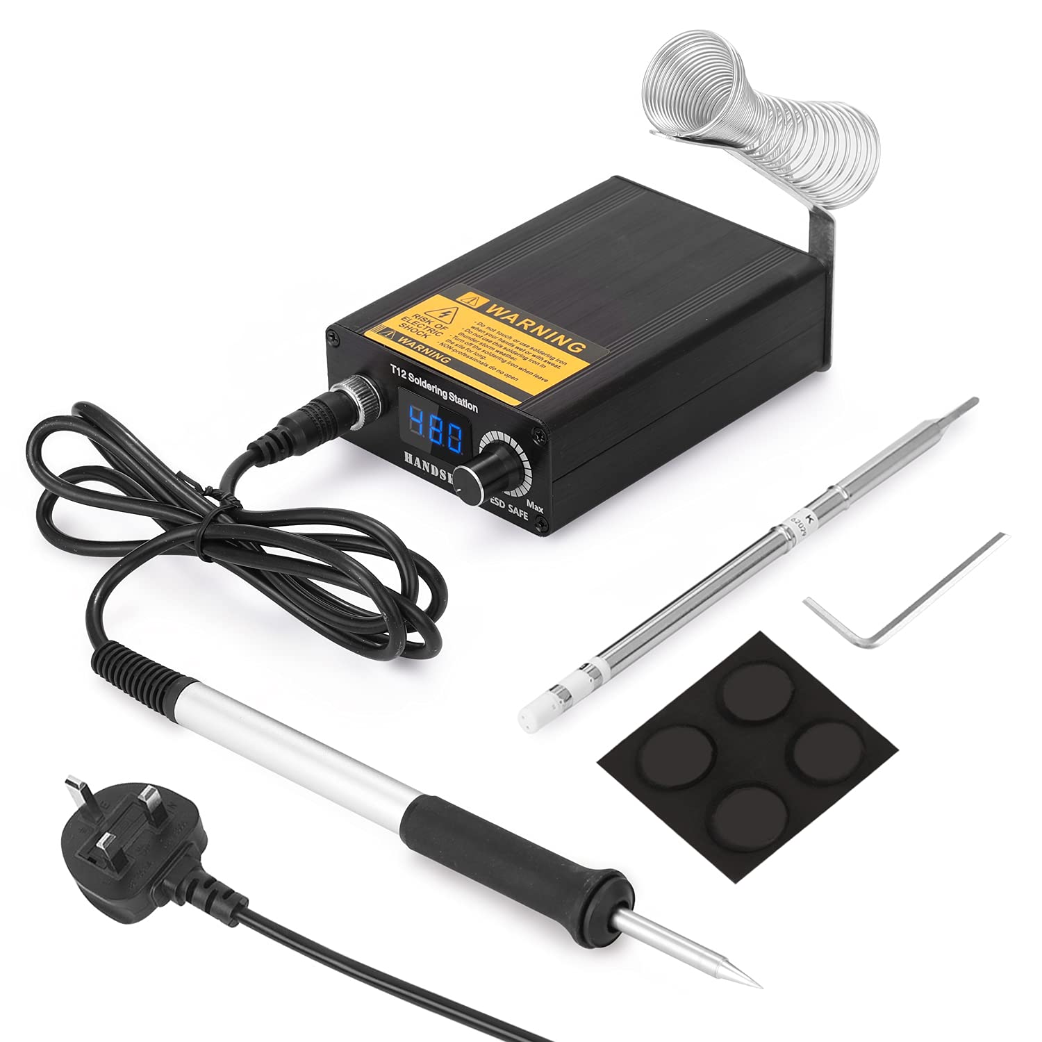 lifcasual Soldering Station T12 Soldering Station Infrared Soldering Station Bga Rework Station with Soldering Tips Welding Tools