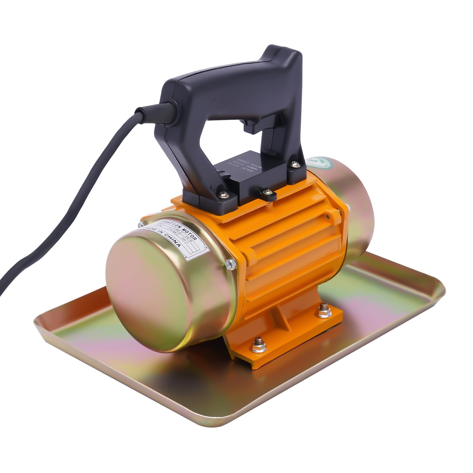 Vibratore elettrico per calcestruzzo, 220 V, 250 W, compressore per calcestruzzo con forza di vibrazione di 200 kg e 3500 giri/min, per compattazione di calcestruzzo, costruzione stradale, fondazioni