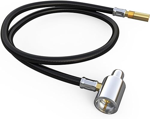 Válvula adaptadora de accesorios de conexión rápida de gas propano de 38 pulgadas, accesorios de conexión rápida de gas natural de 38 pulgadas, kit