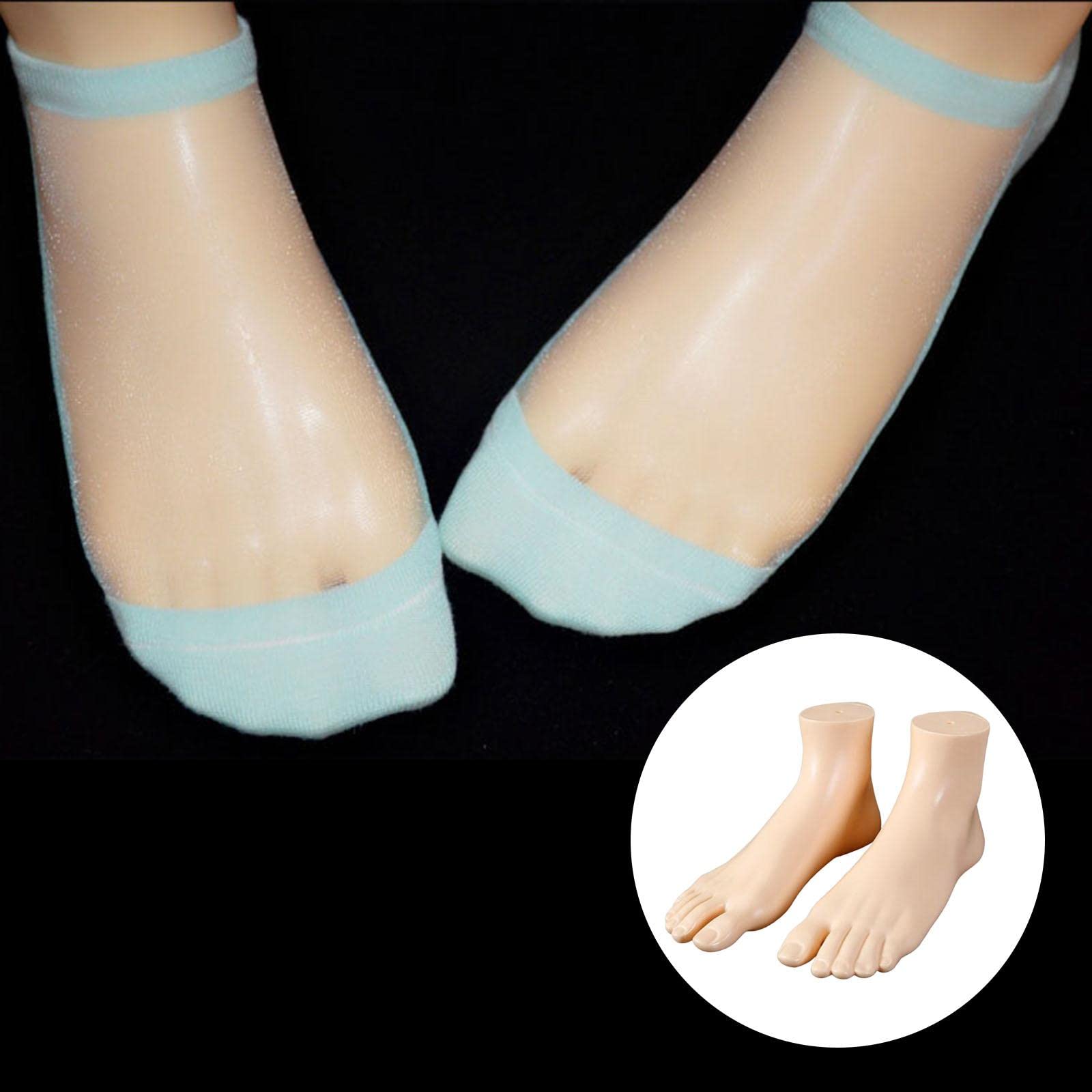 perfk Una manichino Piedi manichino Braccialetto alla Caviglia Piede Scarpe da Donna Piedi Modello e Destro per Catena Caviglia, Normale