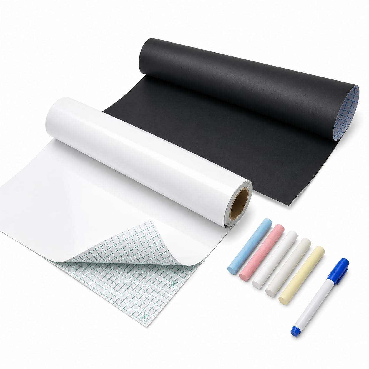 Adhesive Chalkboard & Whiteboard, Chalk Board for Wall Sticker