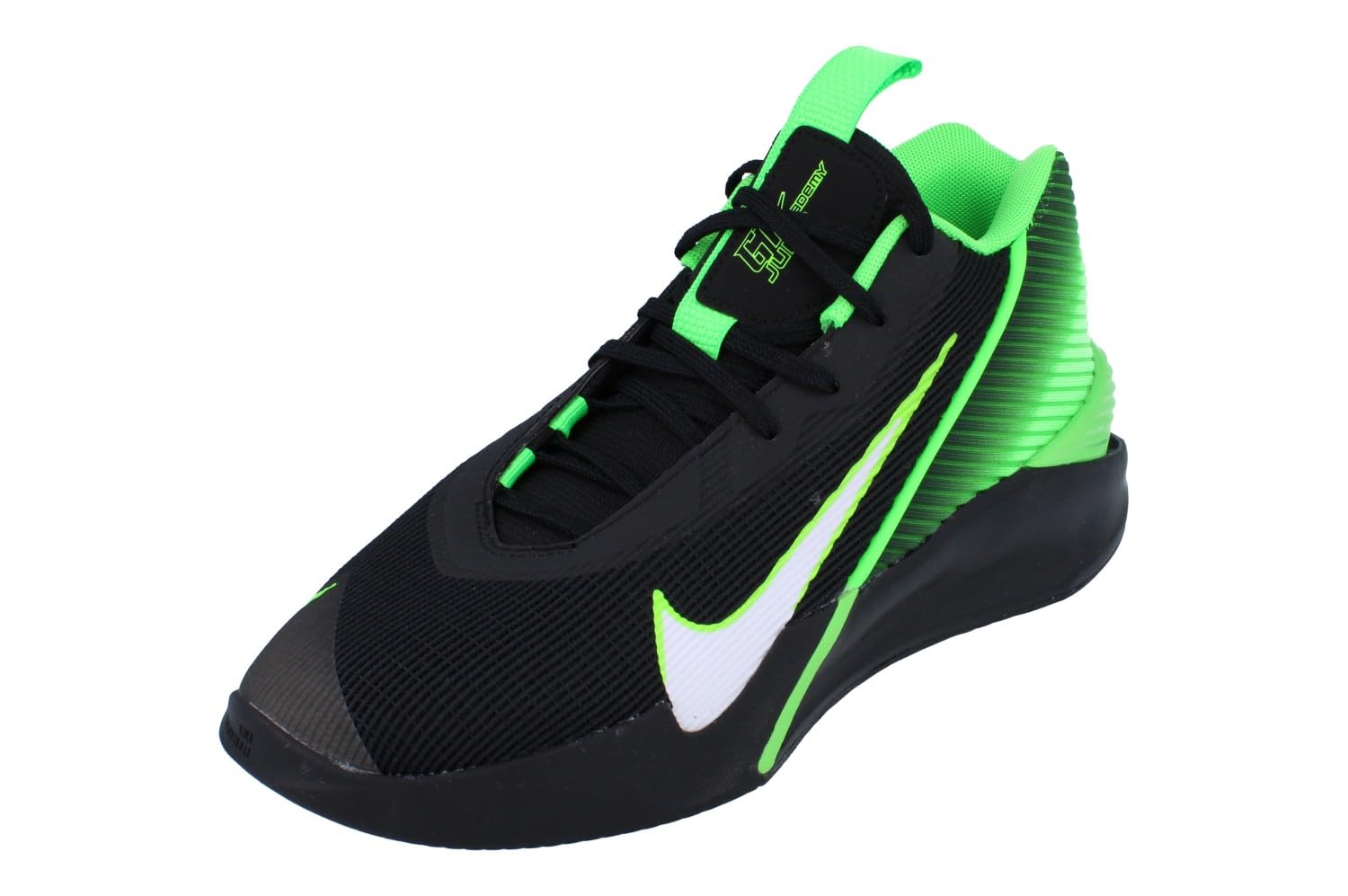 Nike G.T. Jump Academy - Zapatillas de baloncesto (FV5524-001, negro/verde huelga/blanco)