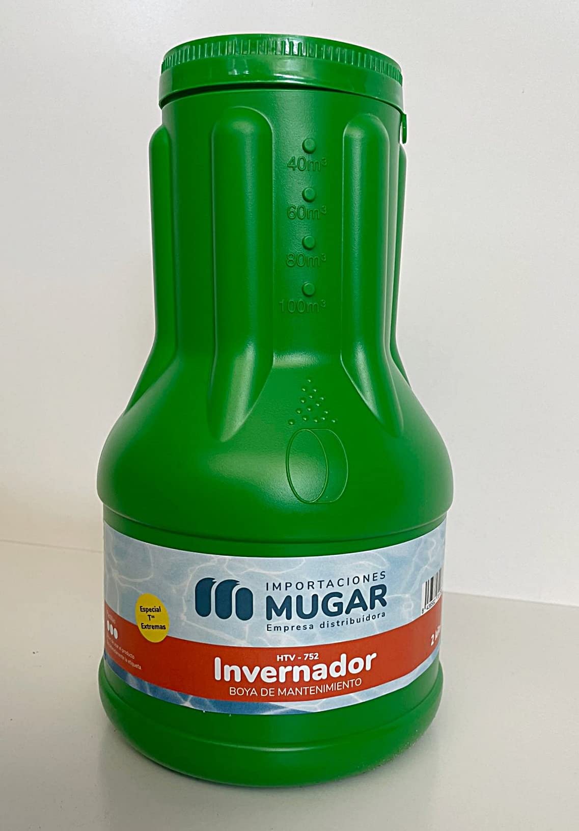 MUGAR-HTV-752 DOSIFICADOR INVERNADA 2 KGS para Invernaje y Mantenimiento de Piscinas. Boya Invernador de Mantenimiento de 2kg para Mantenimiento de Invierno.
