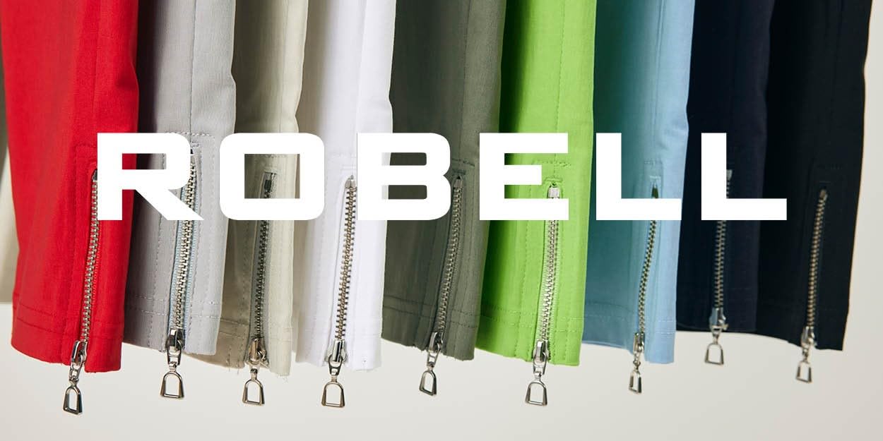 Robell NENA Slim-Fit-Jeans für Damen, gerades schmales Bein, Gesäßtaschen | Robell NENA Slim-Fit-Jeans für Damen: gerades schmales Bein. Eine komfortable und vielseitige Wahl für Alltag und Freizeit.