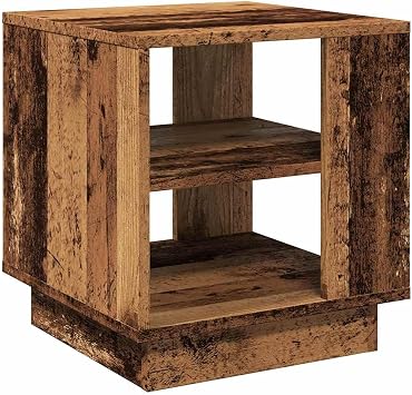 vidaXL Coffee Table Old Wood 40x40x43 cm Engineered Wood