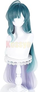 コスプレウィッグ ヴォジャニーツァ ロングヘア かつら 耐熱 原宿風 ハロウイーンウィッグ wig ネット付き