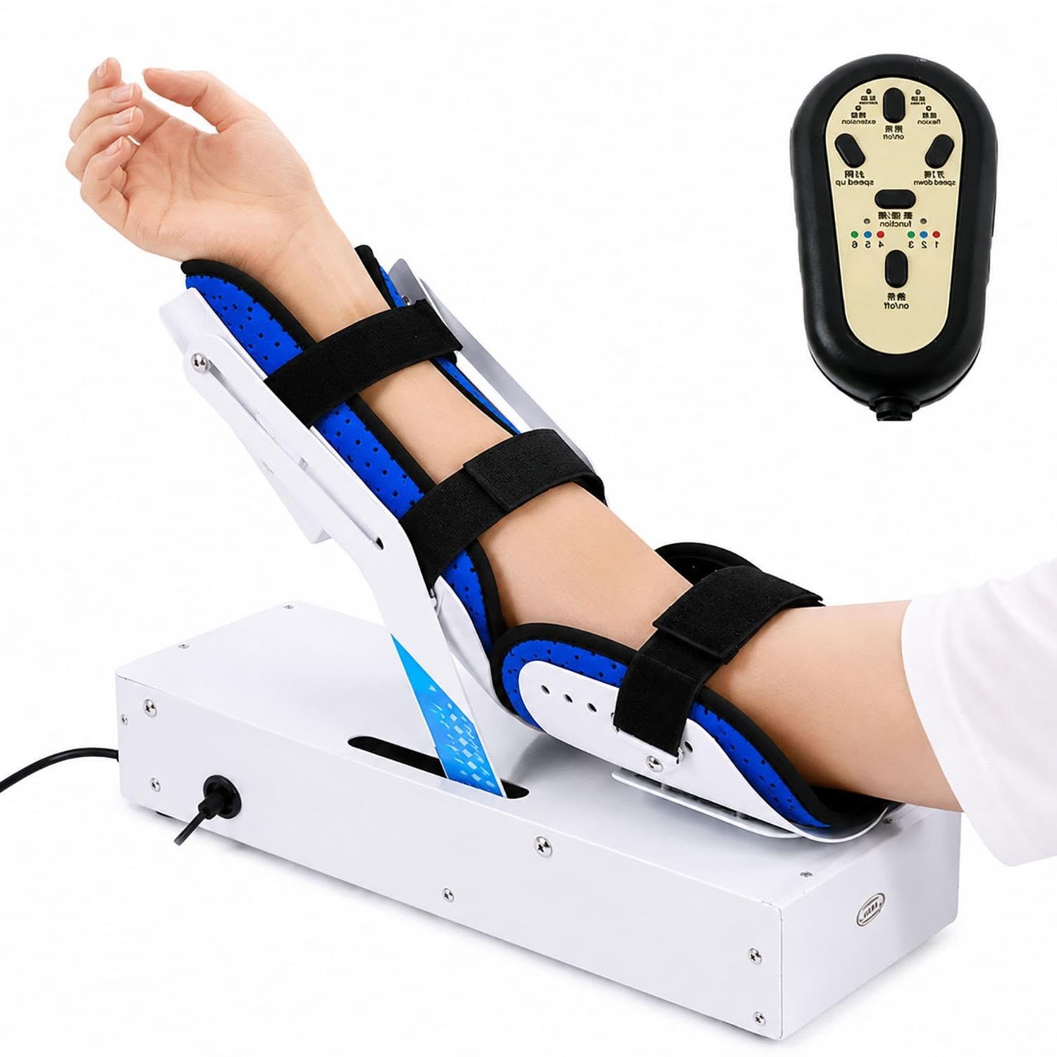 Trenażer rehabilitacji łokcia, z pilotem