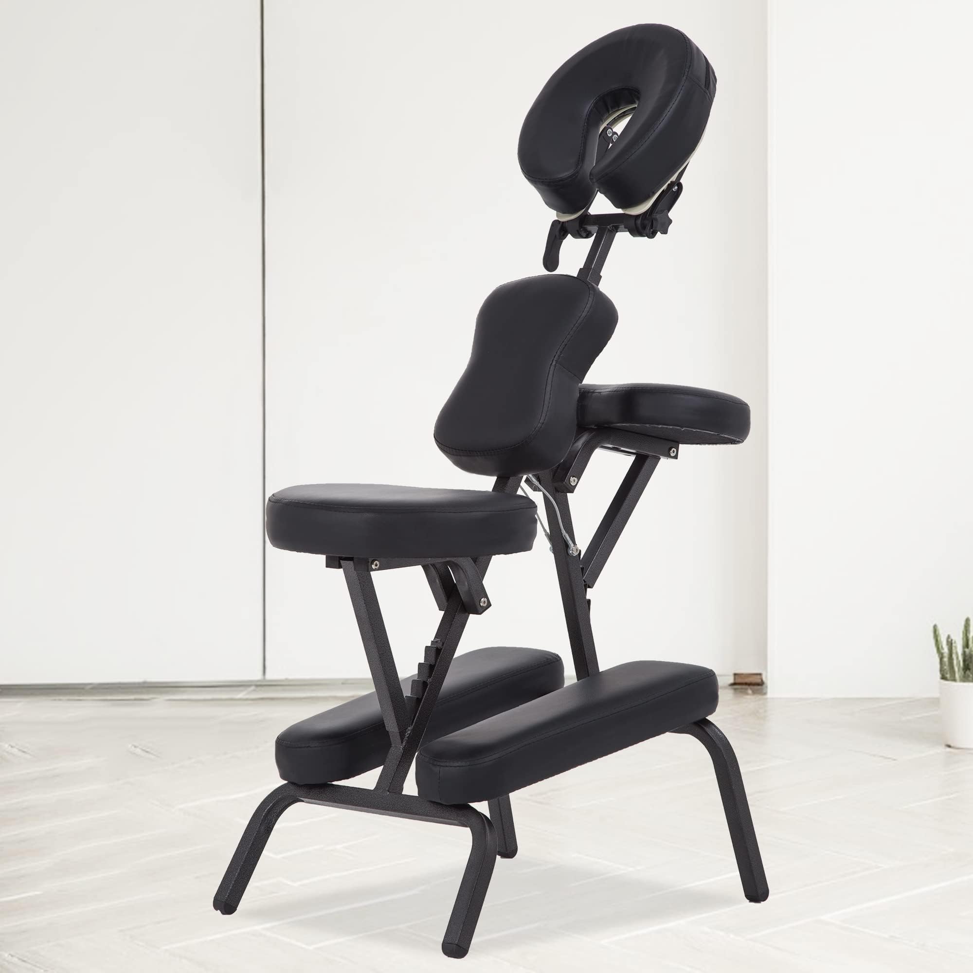Amazon.com: Ruesleag Portable Massage Chair, Height Adjustable Tattoo ...