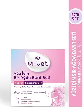 Vi-vet Sir Waxing Tape For Face Powder New, 24 Pieces