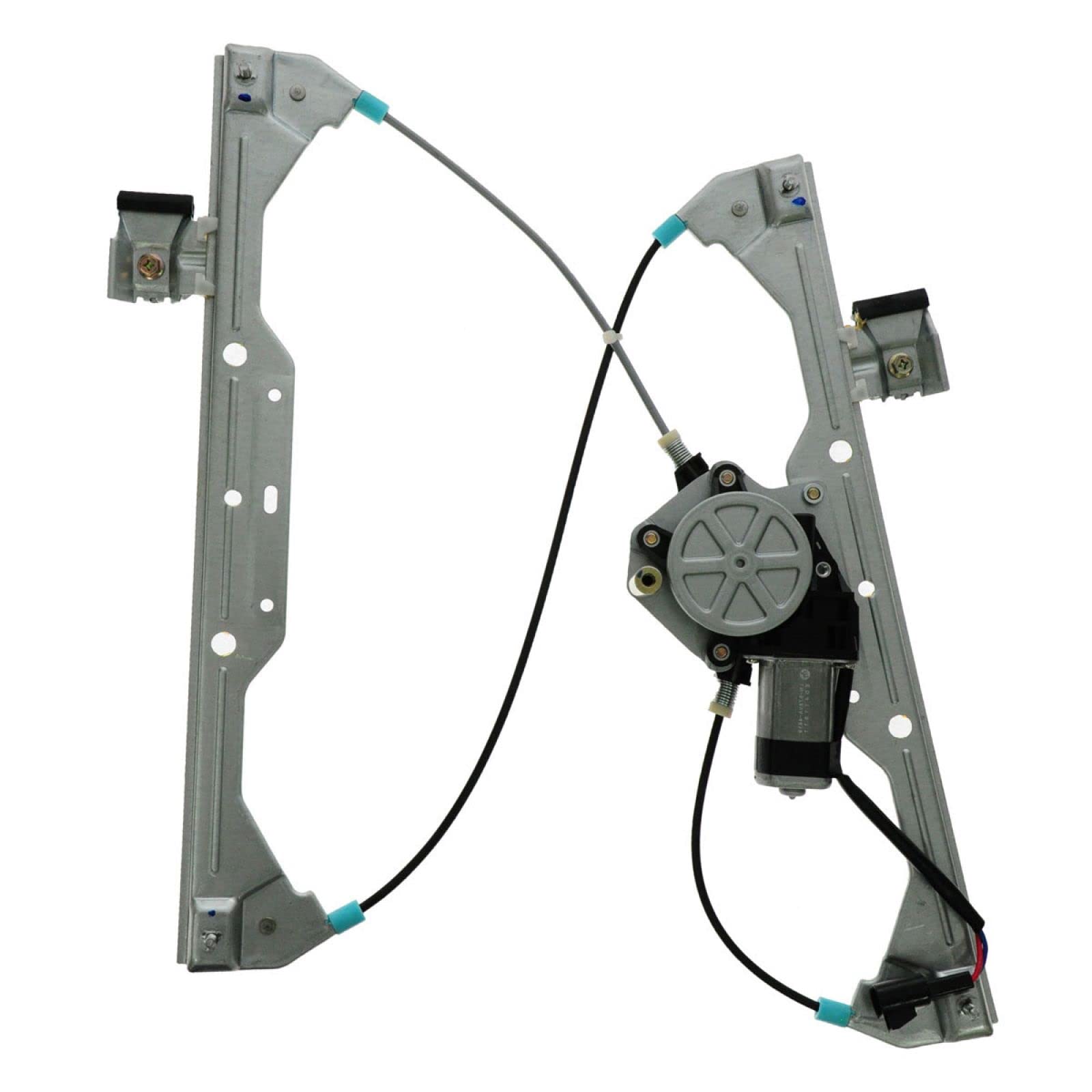 TRQ Front Left Power Window Regulator &amp; Motor Assembly Drivers Side | For 2006-2011 Chevrolet HHR GM1350178