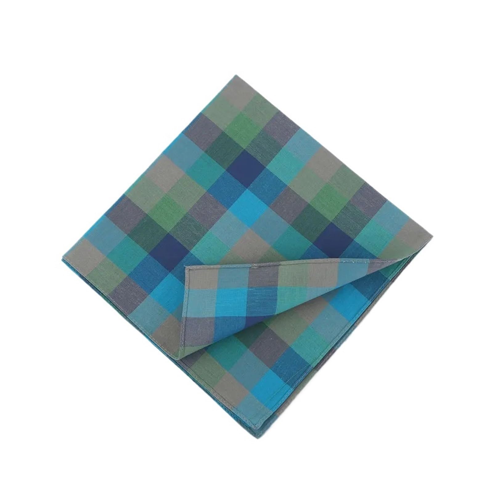 Taschentuch 12Pcs Baumwolle herren Taschentuch Klassische Plaid Tasche Handtuch Quadrat 40 * 40cm
