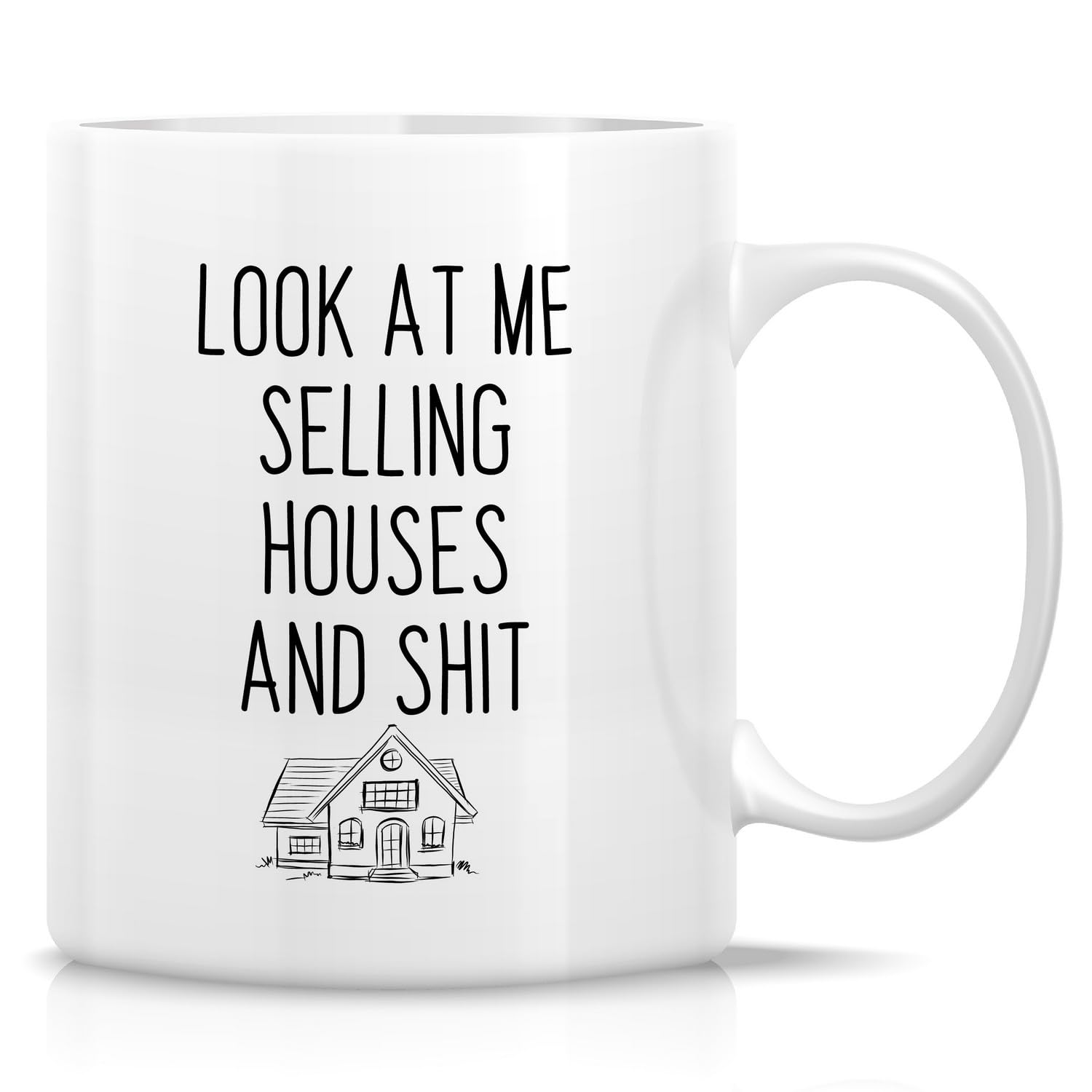 Retreez Funny Realtor Mug Gift Real Estate Agent Realtor Sales Closing 11 Oz Ceramic Tea Coffee Mugs - Sarcasm Motivational Thank-you Inspirational birthday gifts for friends coworkers dad mom her him
