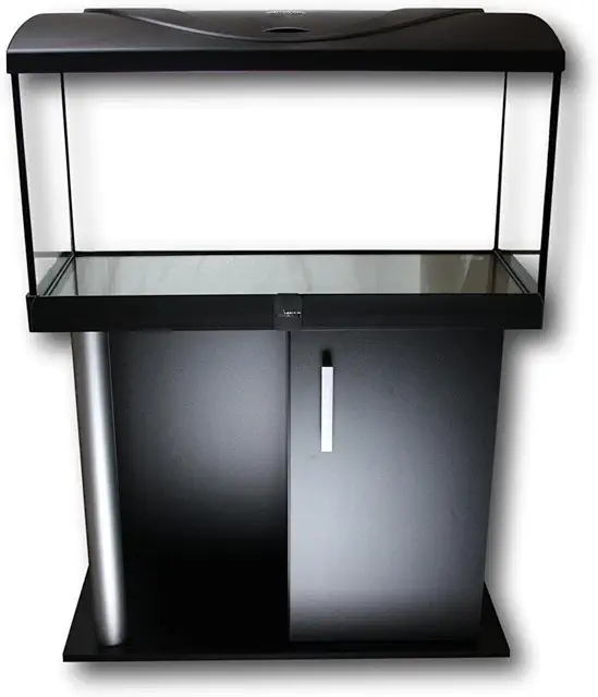 Diversa 112L Corner Aquarium Set with LED Lid & Cabinet - Premium Glass Tank