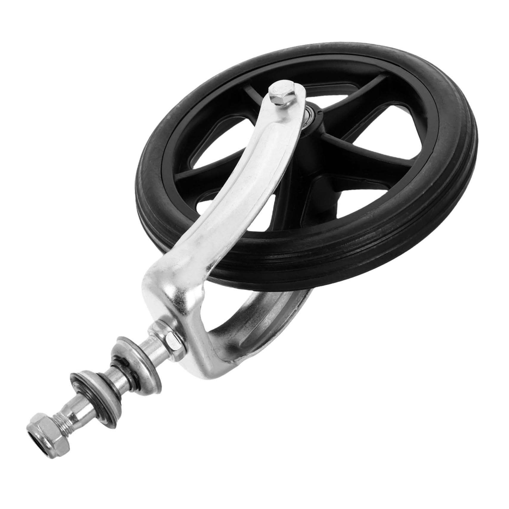 IWOWHERO Wheelchair Accessory Front Wheel Plastic Tire Maintenance- for Drive Wheelchair Parts