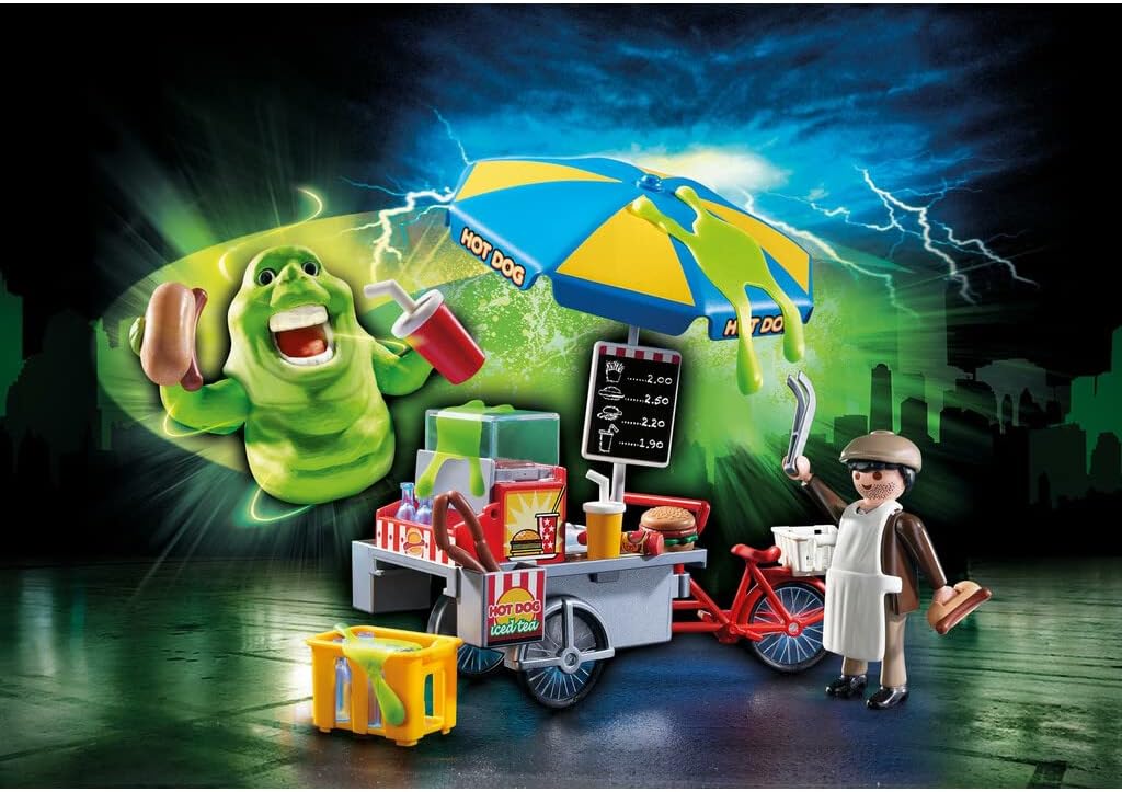 Playmobil Ghostbusters Slimer with Hot Dog Stand
