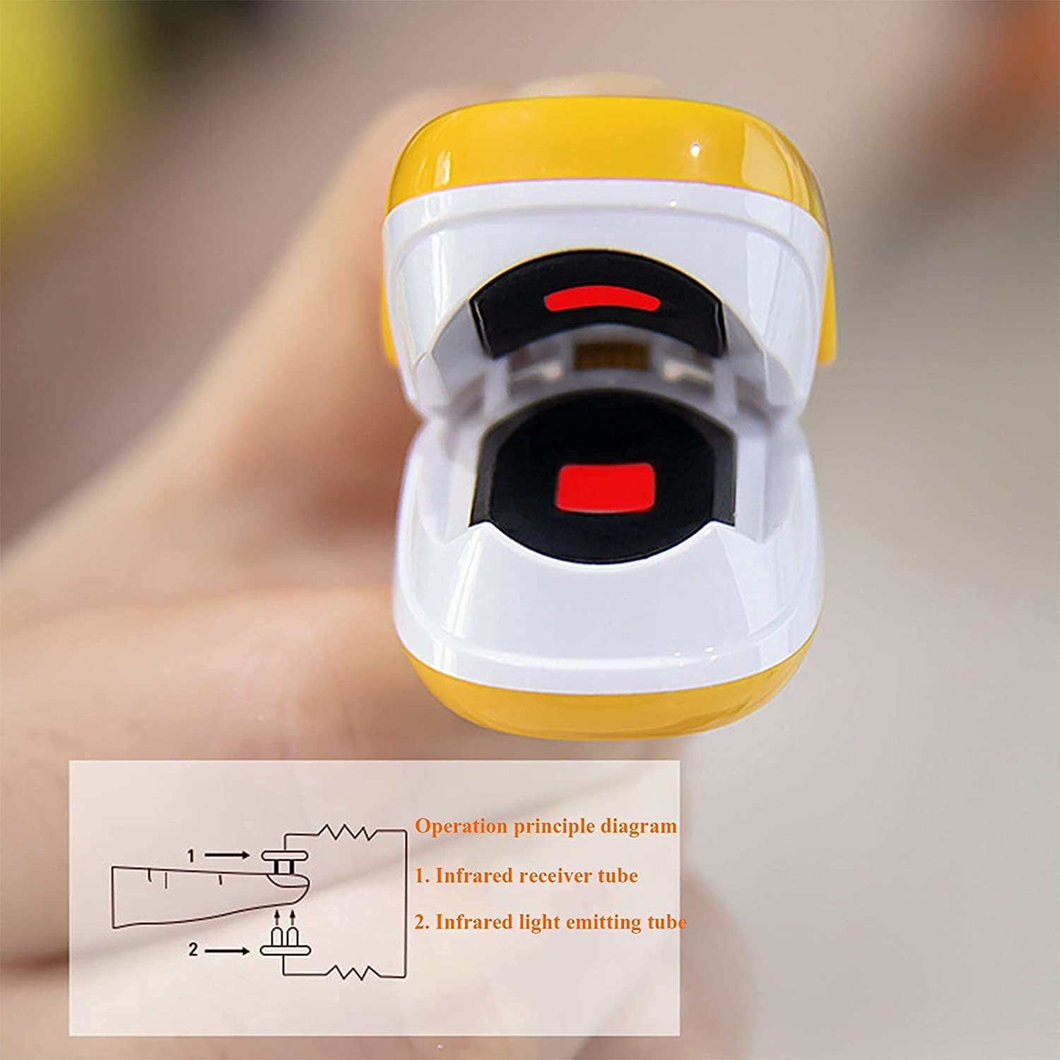 Oxímetro de Oxígeno En Sangre con La Yema Del Dedo Detector de Monitor de Frecuencia Cardíaca Preciso para El Hogar para Mujeres Embarazadas Oxímetro Portátil Con La Yema Del Dedo B