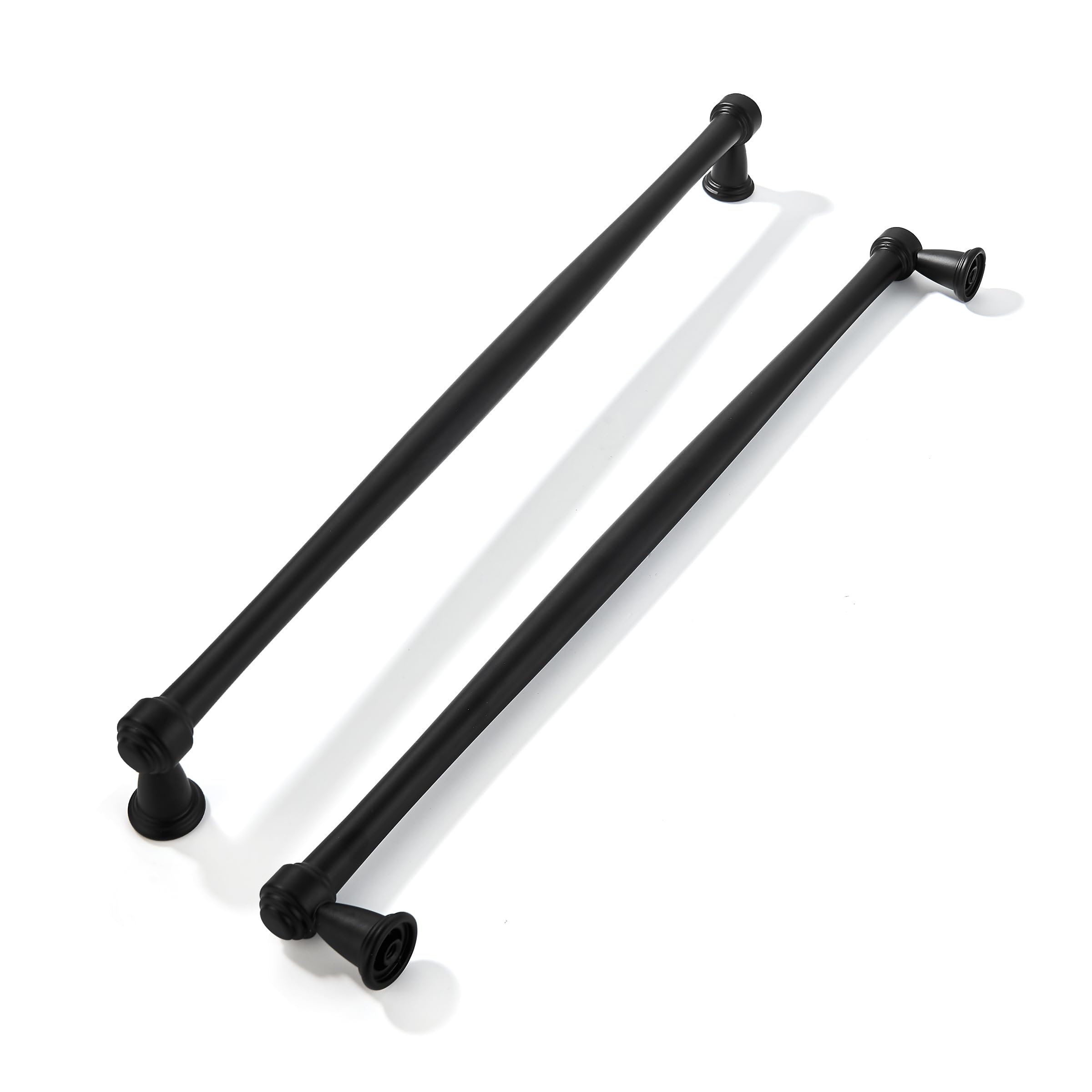 khtumeware 6 Pack 10 Inch(256mm) Matte Black Cabinet Pulls, Black Kitchen Cabinet Handles Kitchen Cabinet Hardware for Cupboard Drawer Handles Dresser Pulls — image 1