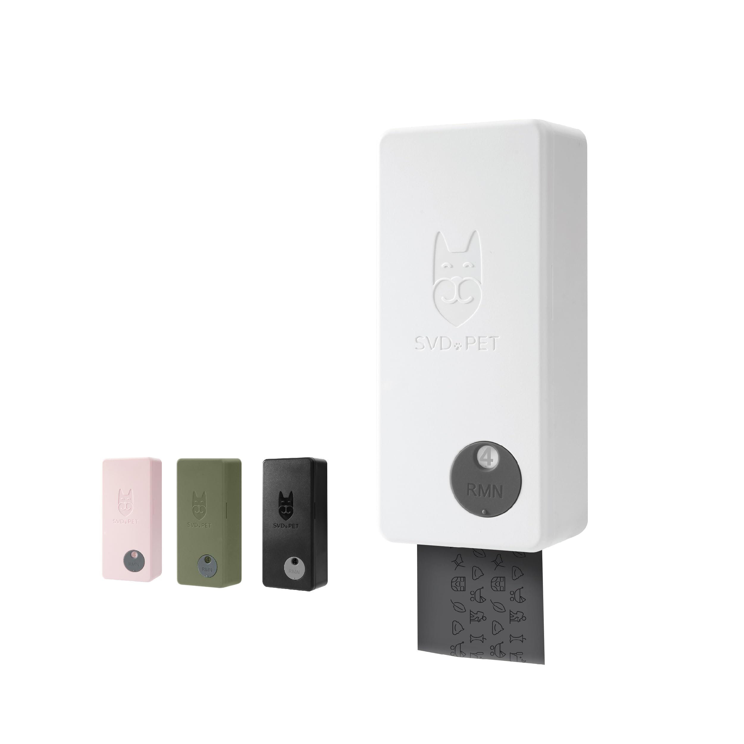 SVD.PET Dog Poop Bag Dispenser, Outdoor or Indoor Pet Waste Bag Dispenser Station, Wall Mount or Hanging with Strap. Easy to Refill Magnetic Cover (