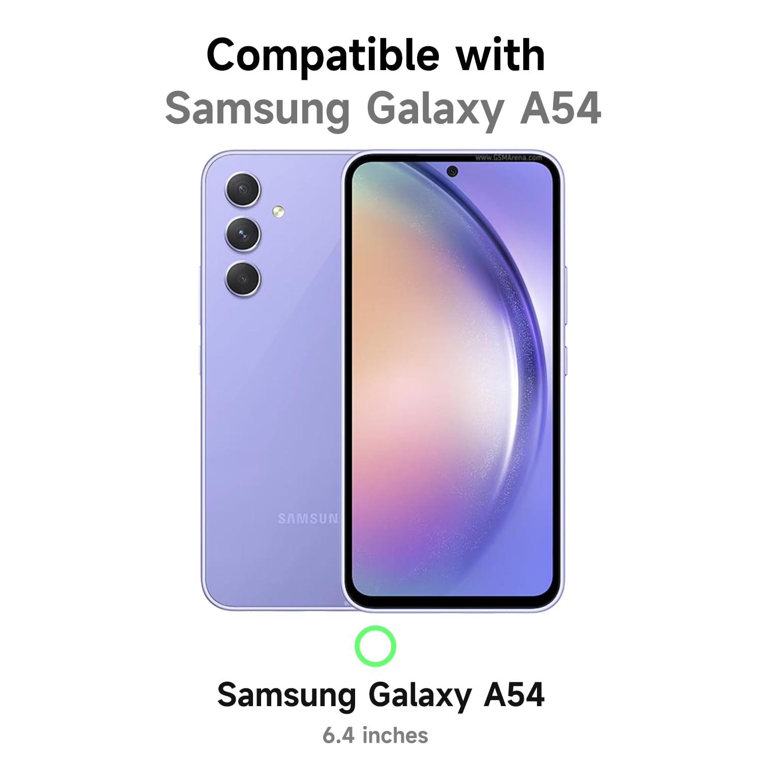 LoeoeL Funda ultrafina para Samsung Galaxy A54 5G, funda de silicona, delgada, minimalista, de goma suave, Jelly A54 5G, para mujeres y hombres, funda de plástico TPU mate liso, amarillo