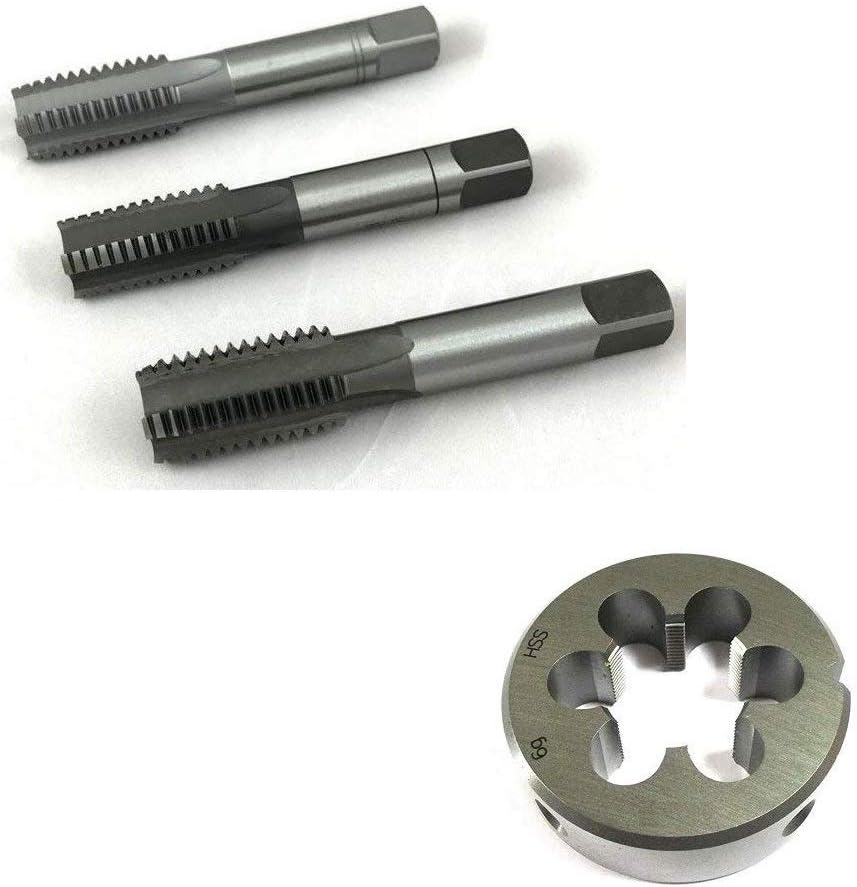 Set of taps, Threads and die M4 Standard Thread According to DIN in