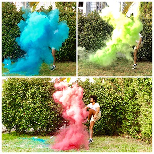 Giftable Things Premium Gender Reveal Soccerball -Both Blue and Pink%100 Natural Extra Powder