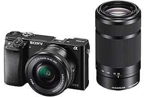 Compact Mirrorless Camera Perfection: Sony A6000 Bundle with Versatile Lenses
