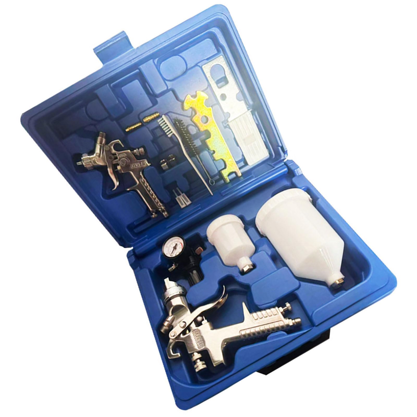 Detailed 1.4mm and 0.8mm Applicator Combo Featuring Feed Mechanism Perfect for Fine Paint Work Aluminum Sprinkle