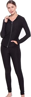 Coolwife Womens 3 Piece Tracksuits Outfits Sweatsuits Workout Set Hoodie Jogger Activewear