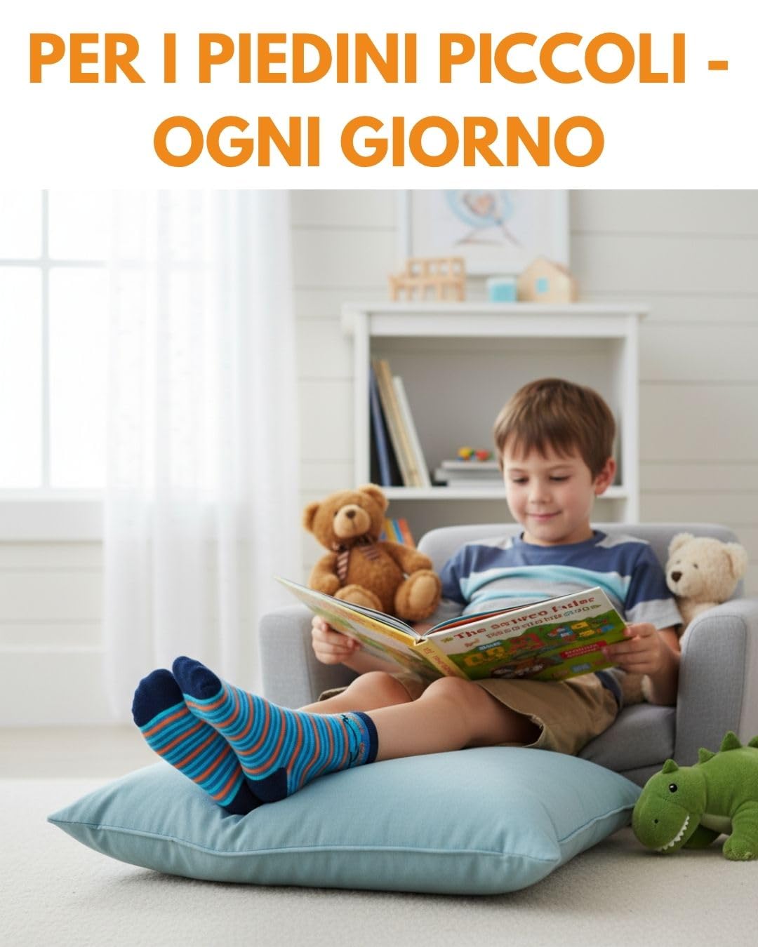 sockenkauf24 Calze Bambini per Bambino e Bambina (10 Paia) Calzini Cotone