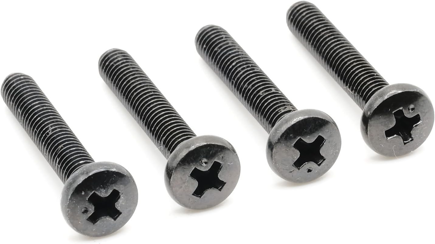 ReplacementScrews Stand Screws Compatible with Vizio V4K65M-0804 (V4K65M0804) - 65 Inch Smart TV - Complete Feet/Legs Screw Set (Pack of 4)
