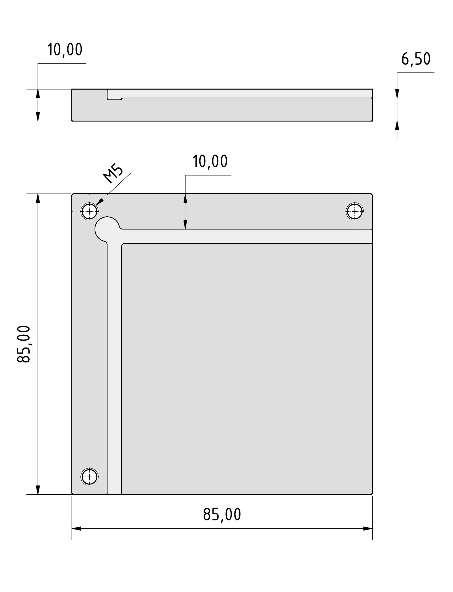 CNC Tastplatte für Estlcam MPCNC Werkzeuglängensensor