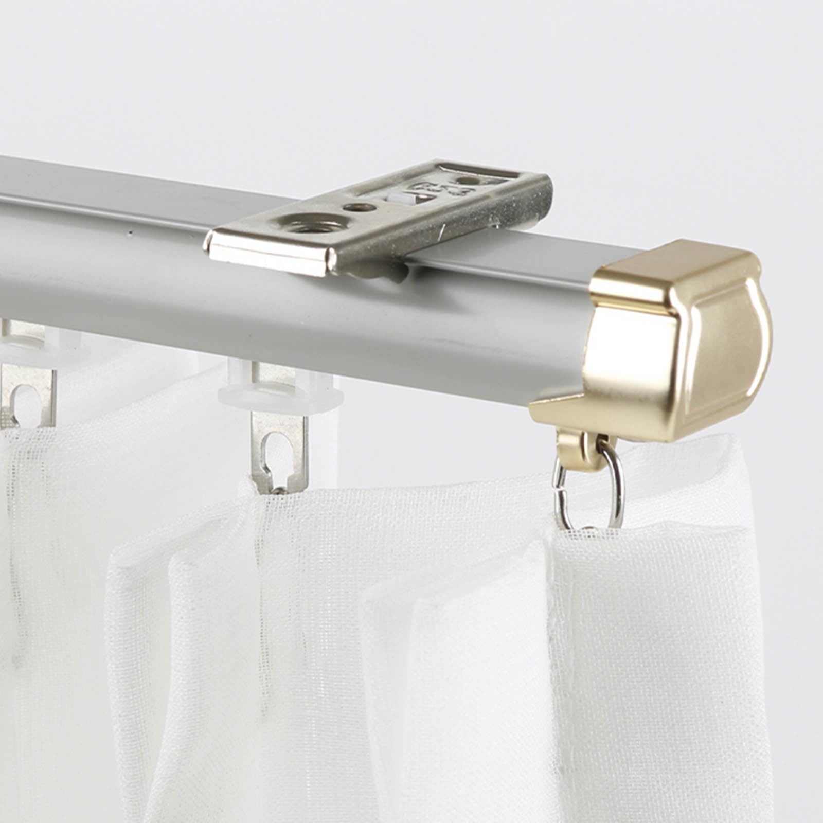 Aluminum Sliding Ceiling Rail - Adjustable 5m (250cm) Track for Wall & Ceiling Mounting - Ideal for Home Décor, Space Optimization & Modern Design