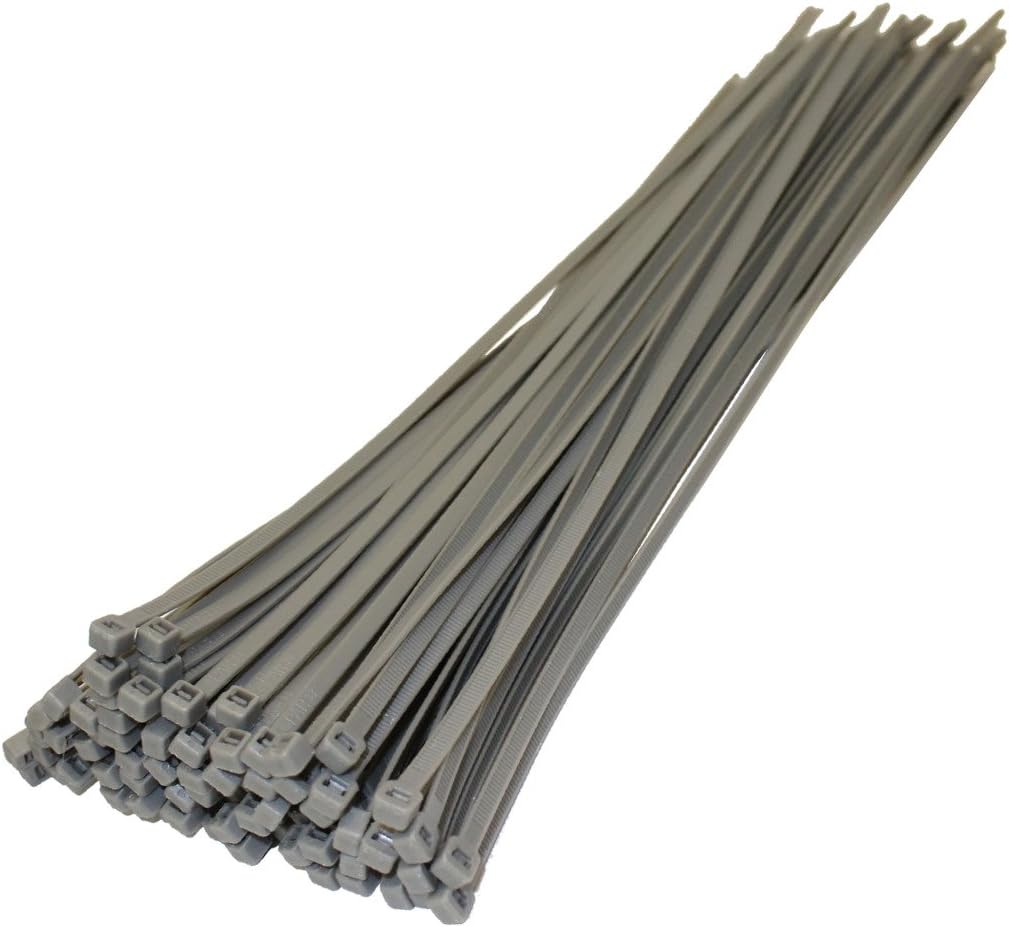 50 X Silver Grey Cable Ties 370Mm X 4.8Mm Wheel Trims Hub Cap Amazon