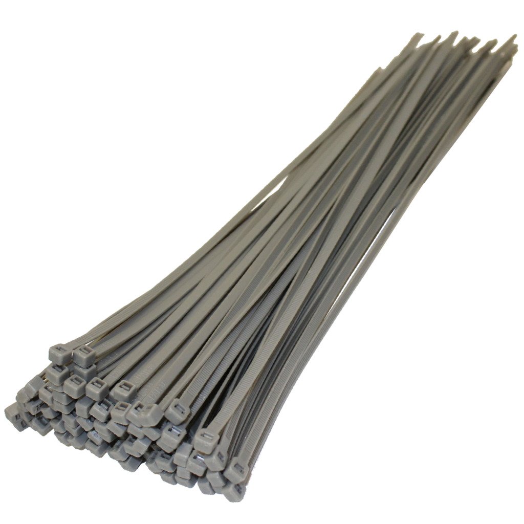 All Trade Direct Silver Cable Ties 370Mm X 4.8Mm Pack Of 50