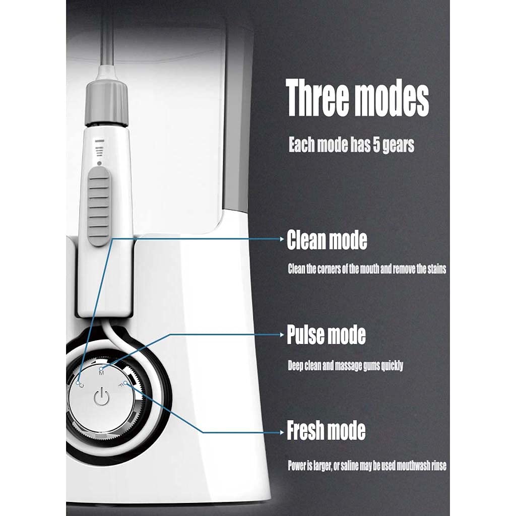 TJH Water Flosser, selección Profesional de Water Flosser | Removedor de cálculo Dental eléctrico, para aparatos ortopédicos, Puentes e implantes, hogar, Viajes
