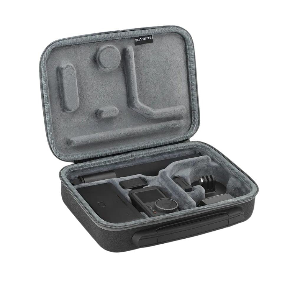 GetZget Fabric Sunnylife Carrying Case Bag For Dji Action 4 & 3 Camera & Accessories Adventure Combo Set Travel Protective Suitcase (Grey) (B0BXL43NQN) Amazon Price History, Amazon Price Tracker