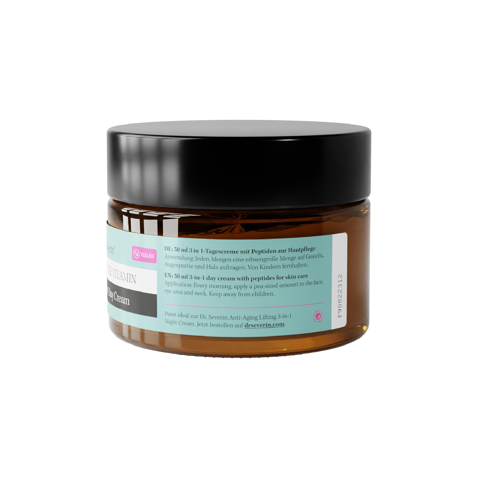 Dr. Severin Peptide Vitamin 3-in-1 Day Cream 50 ml I Formel mit vegan Retinol (Bakuchiol), Niacinamide (Vitamin B3) und Hyaluronsäure I Anti-Aging Gesichtscreme I Lifting Effekt I Tagescreme