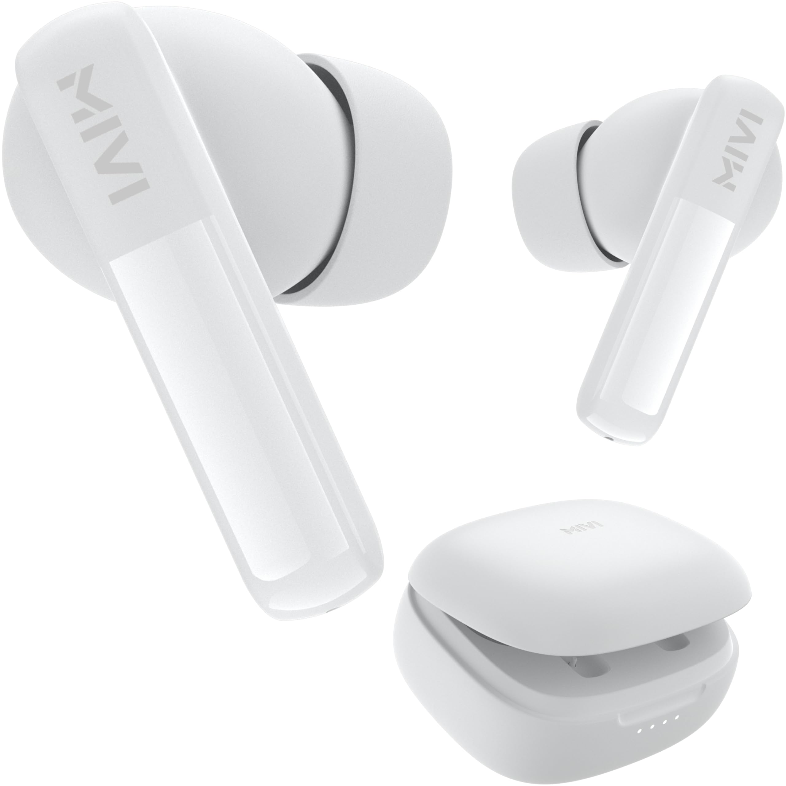Mivi DuoPods Echo | AI-ENC Calls| IPX 4.0 Earphone Wireless | 13mm Drivers Earbuds | TWS Earphone Wireless with Bluetooth 5.3 | Made in India | 1 Year Warranty | 60 Hours Playtime discount deal