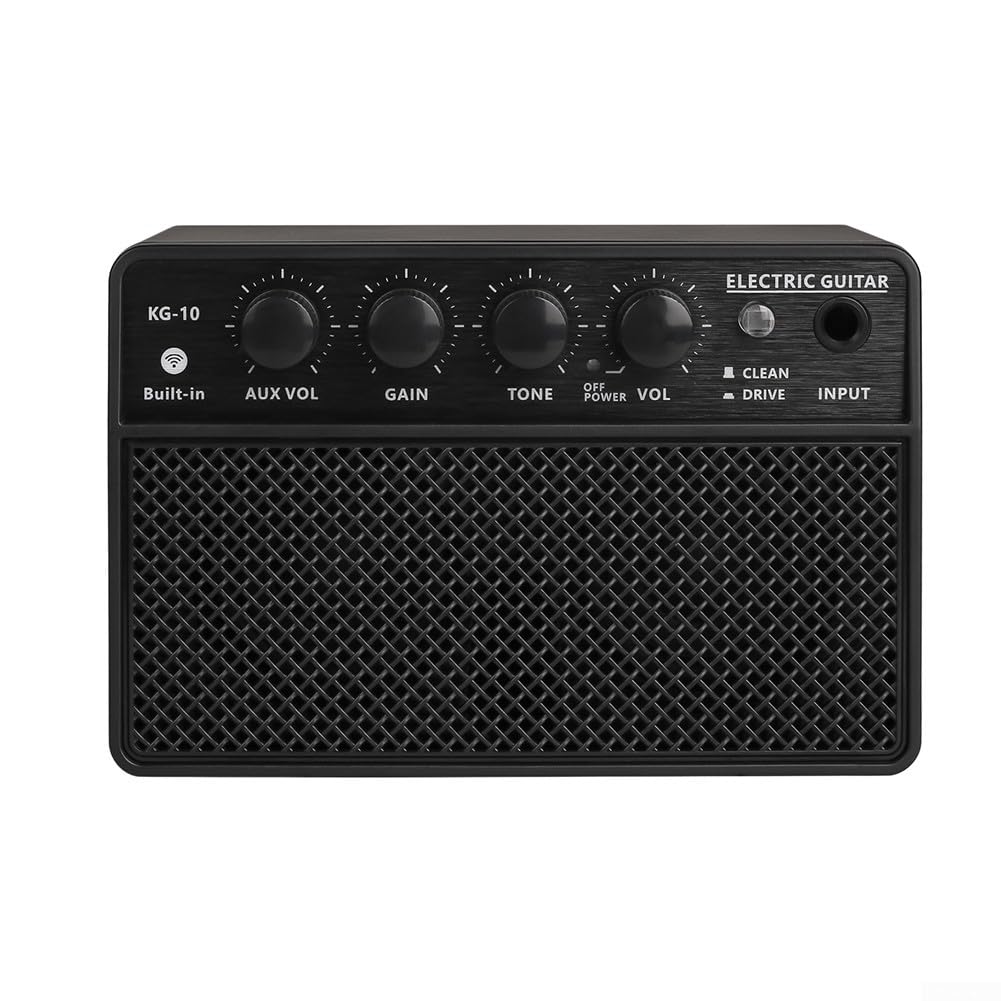 Gitarrenverstärker-Lautsprecher, tragbarer akustischer E-Gitarren-Lautsprecher, batteriebetrieben für Portabilität, E-Gitarren-Lautsprecher