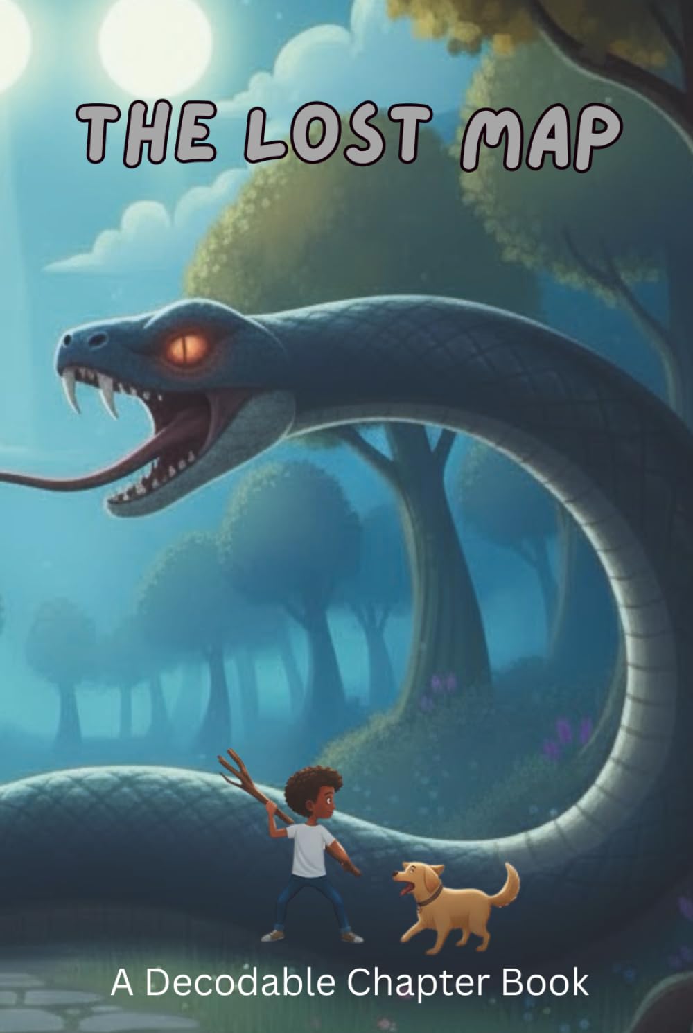 The Lost Map: A Decodable Chapter Book: A Dyslexia-Friendly, Large-Print Chapter Book with Wide Spacing and IMSE First-Grade Decodable Skills for ... Readers (2nd grade adventure series)