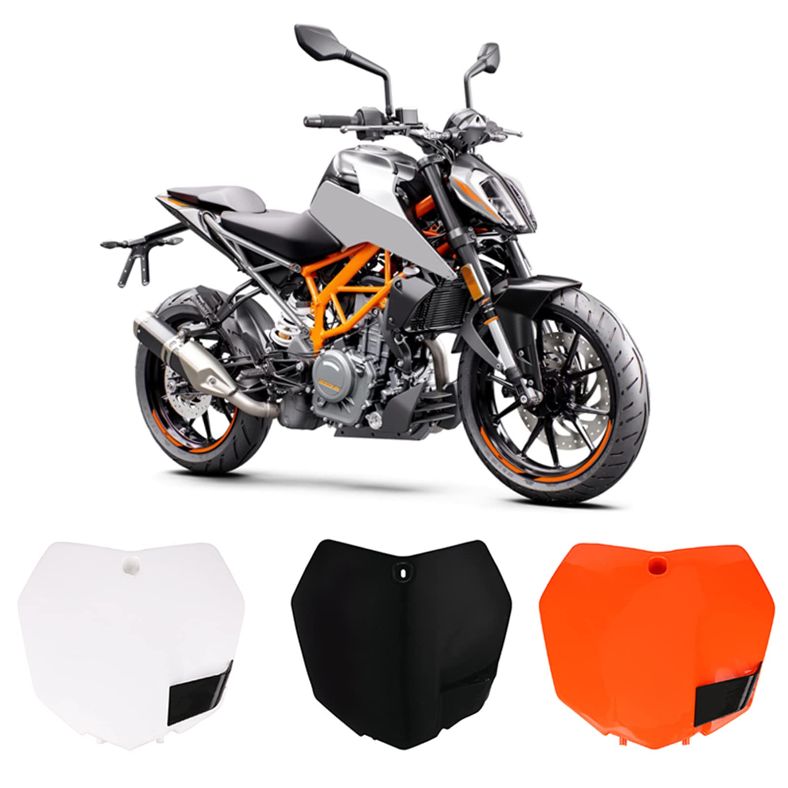 Front Name Number Plate Replacement for SX SXF XCF EXC XCW Dirt