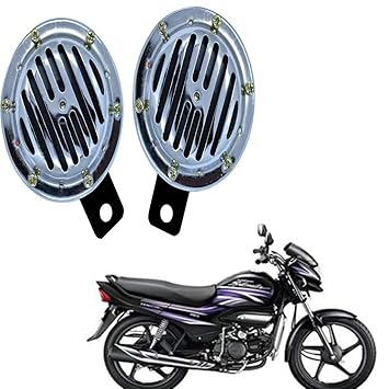 RWT Silver Crome Bike Horn For Hero Super Splendor