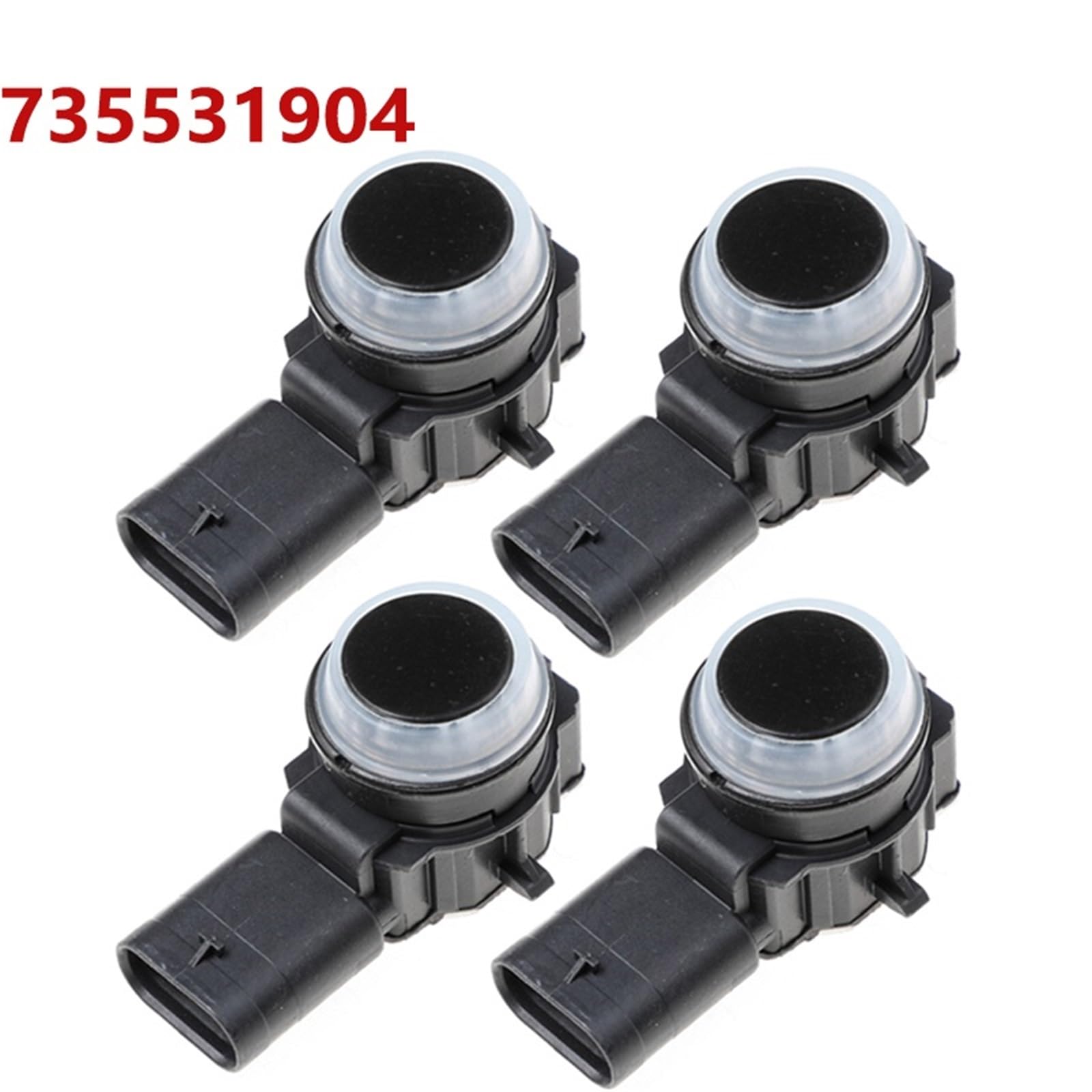 Reemplazo del Sensor de estacionamiento Sensor de Aparcamiento PDC 735531904 para Fiat Panda 3 500 500X 500L para Jeep Renegade Compass 2(4pcs)