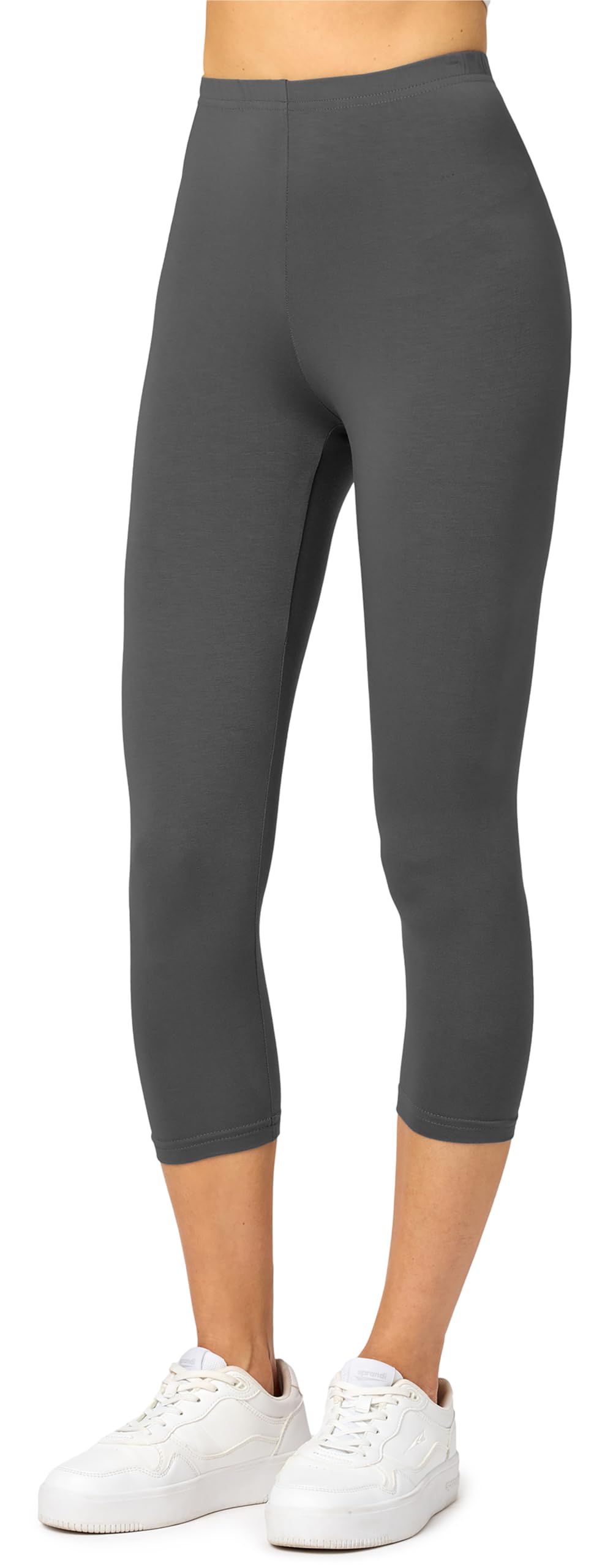 Merry Style Damen Leggings 3/4 Capri Leggings aus Viskose MS10-144