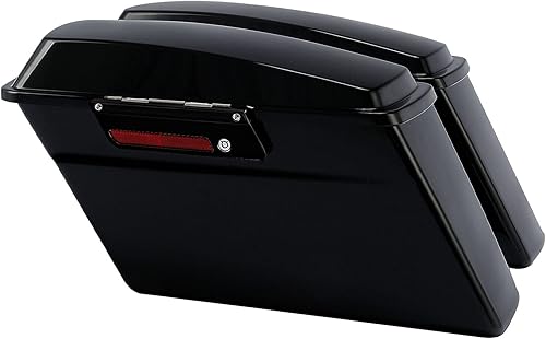 Miniatura 3 de TCMT Alforjas duras + guardabarros trasero LED para Harley Touring Road King Electra Glide Street Glide Road Glide Ultra Classic 2009-2013