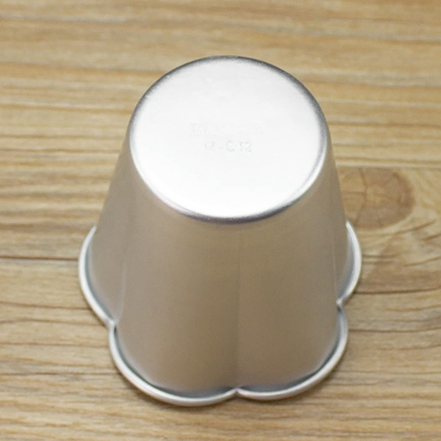 40 Moldes de Aluminio para Tartas de Huevo, de Aleación de Aluminio, con Forma de de Cinco Pétalos, para Mousse, Pudín de Gelatina y Bricolaje