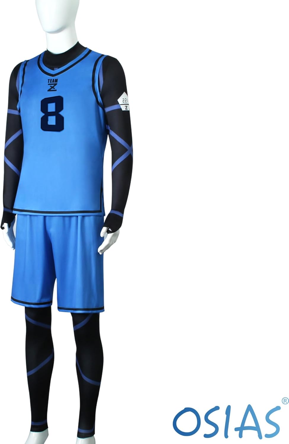 Anime Blue Lock Cosplay Costume and Outfit